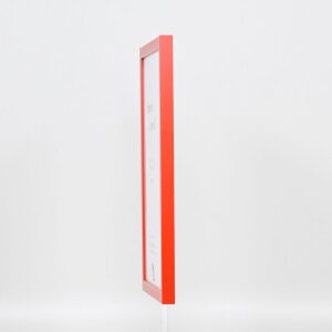 Marco de madera Top Cube 18x32 cm rojo Cristal antirreflejo