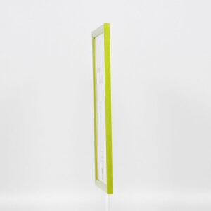 Efecto Marco de madera Perfil 89 verde 18x32 cm Vidrio de museo