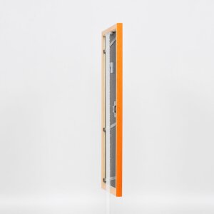 Efecto marco de madera perfil 89 salmón 18x32 cm cristal de museo
