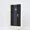 Efecto Madera Marco Barroco Perfil 37 blanco 18x32 cm Vidrio Museo