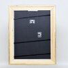 Efecto marco de madera perfil 95 oro 18x32 cm cristal antirreflejos