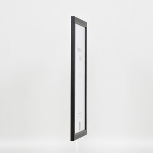 Efecto marco de madera perfil 2210 negro 20x20 cm cristal antirreflejo