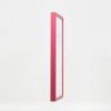Efecto marco de madera perfil 35 rojo 20x20 cm cristal antirreflejo