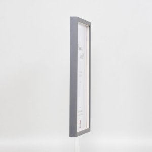 Efecto marco de madera perfil 35 antracita 20x20 cm cristal normal + separador