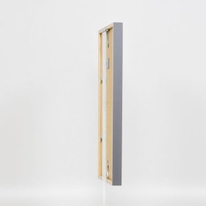 Efecto marco de madera perfil 35 antracita 20x20 cm cristal normal + separador