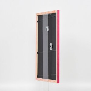 Efecto Marco de madera Perfil 89 púrpura 20x20 cm Cristal acrílico