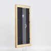 Marco Barroco Efecto Madera Perfil 37 plata antigua 20x20 cm Vidrio Museo