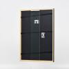 Efecto marco de madera perfil 23 nuez marrón 20x25 cm cristal antirreflejo