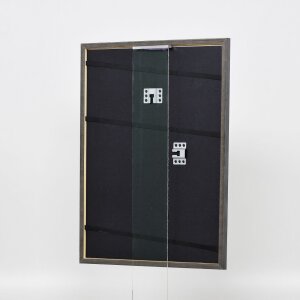 Efecto Marco de madera maciza Perfil 25 verde 20x25 cm Cristal acrílico