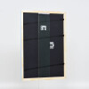 Efecto marco de madera perfil 32 azul 20x25 cm cristal de museo