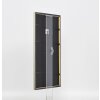 Efecto Marco de madera maciza Perfil 29 plata 20x25 cm Vidrio de museo