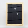 Efecto Marco de madera maciza Perfil 30 blanco 20x25 cm Vidrio de museo