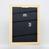 Efecto Marco de madera maciza Perfil 30 blanco 20x25 cm Vidrio de museo