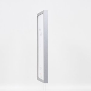 Efecto marco de madera perfil 35 gris claro 20x28 cm cristal antirreflejo