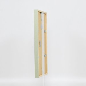 Marco de madera efecto Perfil 35 verde 20x28 cm cristal normal + separador
