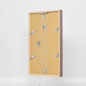 Efecto marco de madera perfil 35 marrón 20x28 cm cristal normal + separador