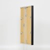 Efecto marco de madera perfil 35 negro 20x28 cm cristal normal + separador