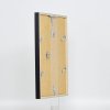 Efecto marco de madera perfil 35 negro 20x28 cm cristal normal + separador