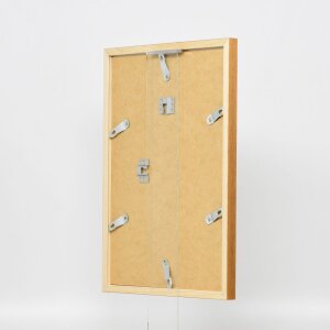 Efecto marco de madera perfil 33 roble 20x28 cm cristal acrílico