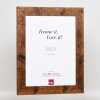 Efecto Marco de madera 2400 marrón 20x28 cm Antireflex Cristal