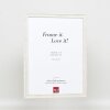 Efecto Marco de Madera Perfil 2070 Antireflex Cristal 20x28 cm blanco