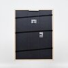 Efecto Marco de madera Perfil 23 rojo 20x28 cm Vidrio de museo