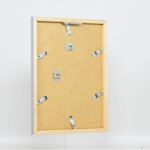 Marco de madera Top Cube 20x28 cm cristal de museo plateado