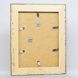 Efecto marco barroco perfil 31 plata 20x28 cm cristal de museo