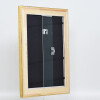 Efecto marco de madera perfil 95 oro 20x28 cm cristal acrílico