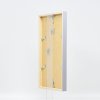 Efecto marco de madera perfil 35 gris claro 20x30 cm cristal antirreflejo