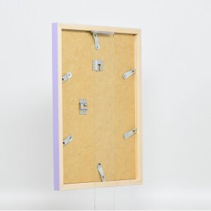 Marco de madera Top Cube 20x30 cm lila cristal de museo