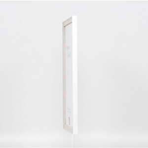 Marco de madera Effect Perfil 2070 Vidrio de museo 20x30 cm blanco