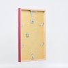 Efecto marco de madera perfil 35 rojo 21x28 cm cristal antirreflejo