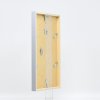 Efecto marco de madera perfil 35 gris claro 21x28 cm cristal de museo