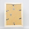 Portarretratos efecto madera maciza 2240 blanco 21x28 cm cristal normal
