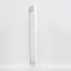 Portarretratos efecto madera maciza 2240 blanco 21x28 cm cristal normal