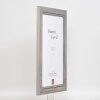 Portarretratos efecto madera maciza 2240 gris 21x28 cm cristal antirreflejos
