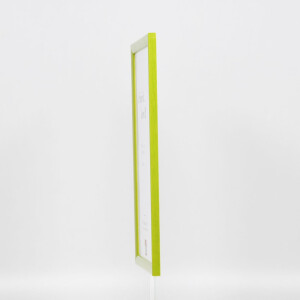Efecto marco de madera perfil 89 verde 21x29,7 cm cristal normal