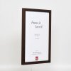Efecto marco de madera perfil 33 wengé 21x29,7 cm cristal antirreflejo