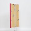 Efecto marco de madera perfil 35 rojo 21x29,7 cm cristal normal + separador