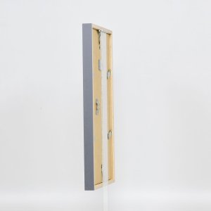 Efecto marco de madera perfil 35 antracita 21x29,7 cm cristal normal + separador