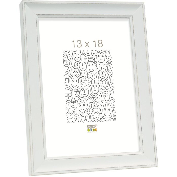 Marco de madera LONA 24x30 cm blanco