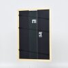 Efecto marco de madera perfil 32 verde 21x29,7 cm cristal de museo
