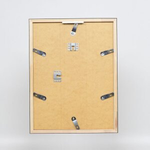Marco efecto madera perfil 2070 cristal museo 21x29,7 cm negro