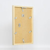 Marco de madera Top Cube 23x70 cm dorado cristal normal