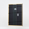 Efecto marco de madera perfil 23 marrón claro 23x70 cm cristal antirreflejo