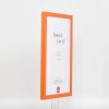 Marco de madera Top Cube 23x70 cm naranja Cristal antirreflejo