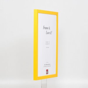 Marco de madera Top Cube 23x70 cm cristal acrílico amarillo