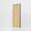 Efecto marco de madera perfil 35 antracita 23x70 cm cristal normal + separador