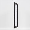Efecto marco de madera perfil 94 negro 23x70 cm cristal antirreflejos